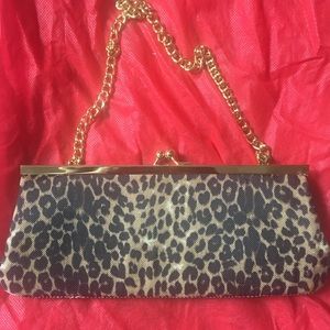 Purse slim with chain NEW